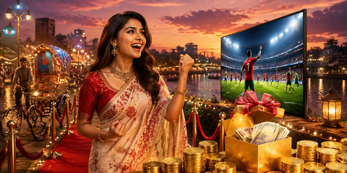 ঢাকায় পহেলা বৈশাখের উৎসবে fc25 পুরস্কার উপভোগ করছেন একজন বেটার